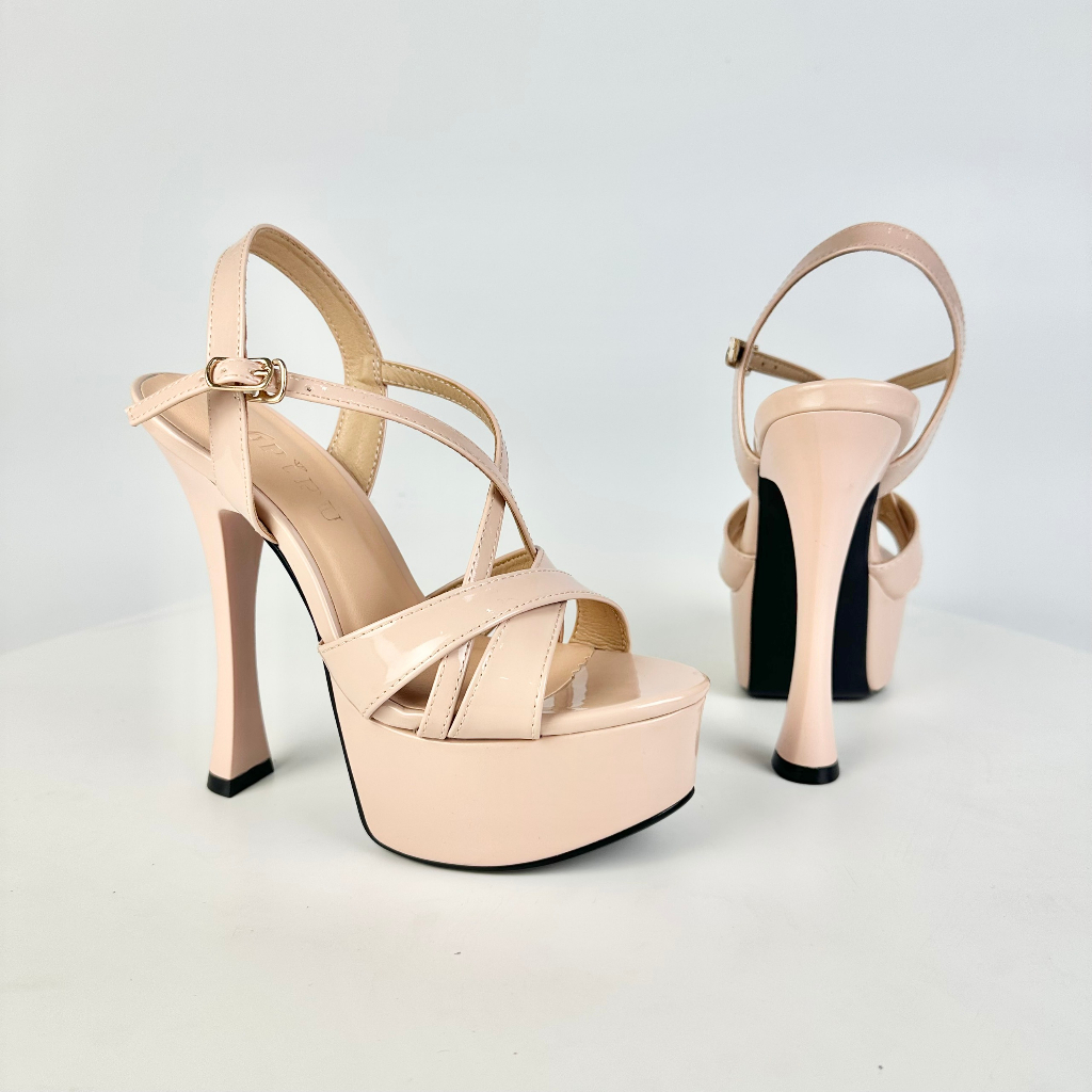 Giày cao gót đế đúp 14cm &15cm,sandanl cao gót nữ trên 10cm,giày cưới,catwalk,sự kiện