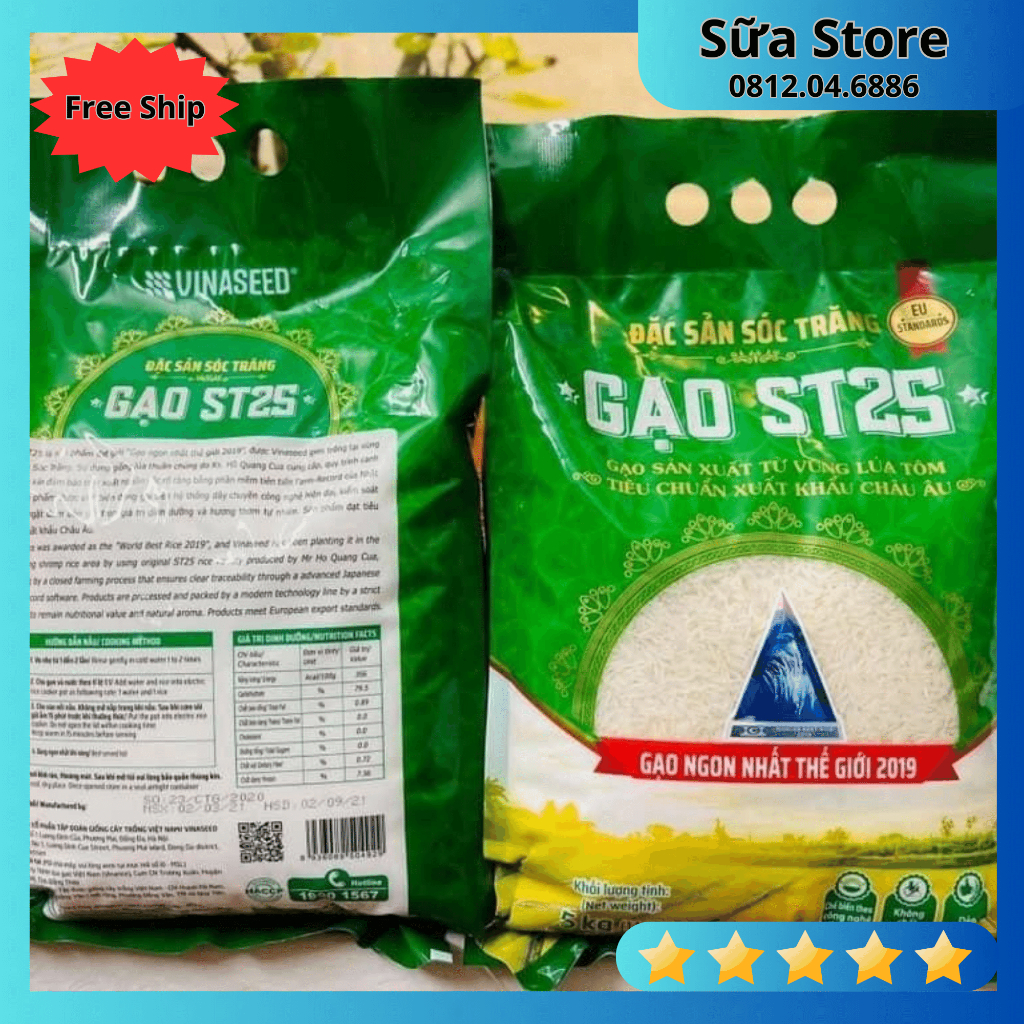Gạo St25 Túi 5Kg