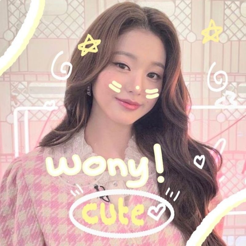 Sticker niêm phong- nhãn dán Wonyoung Ive 1