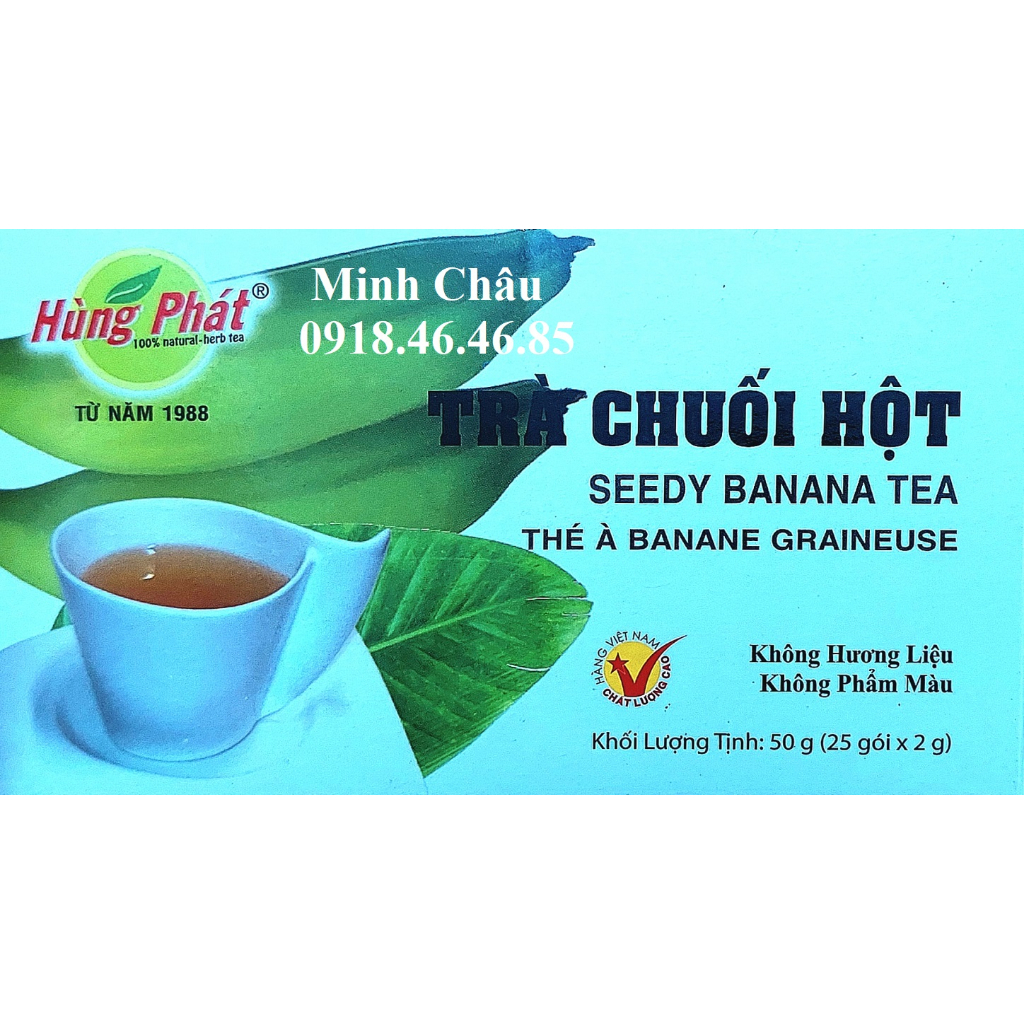 Trà chuối hột Hùng Phát