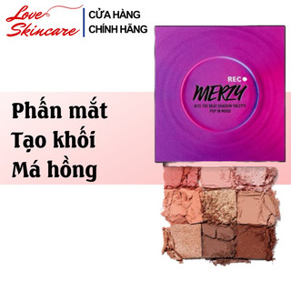 Bảng Phấn Trang Điểm Merzy Bite The Beat Shadow Palette Pop In Mood LOVESKINCARE VN