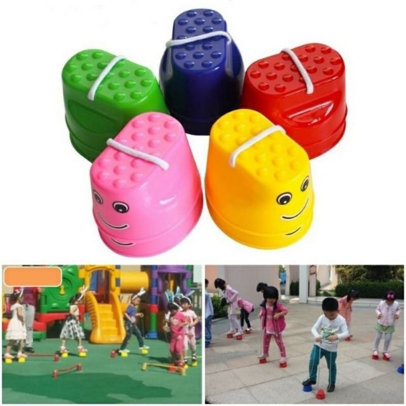 Cà kheo nhựa cho trẻ tập đi thăng bằng kết hợp chân tay