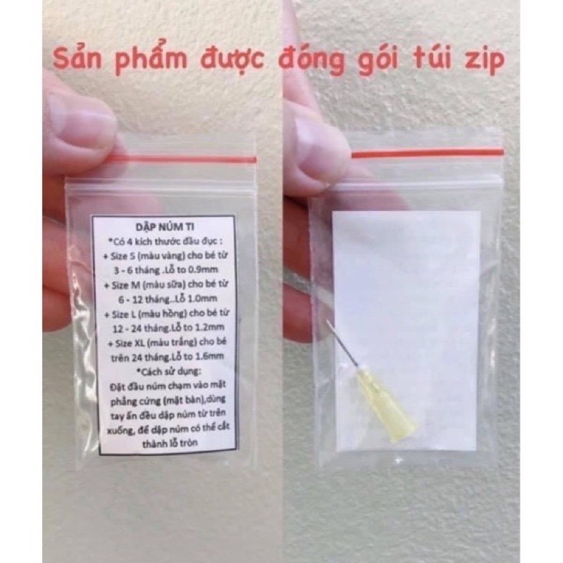 Dập Lỗ Núm Ti Có Thể Thay Thế Cho Đục Lỗ Farlin, Kích To Núm Ty Giúp Sữa Chảy Nhanh