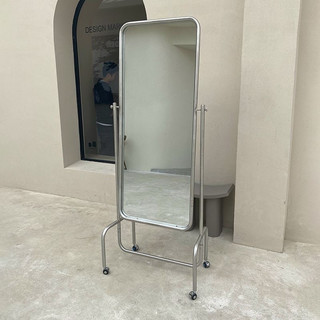 Gương soi di động, gương đứng soi toàn thân khung viền inox cao cấp phong cách hàn quốc