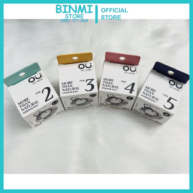 Núm ti bình OU:wish, size 1/ 2/ 3/ 4/ 5 Núm Ou thay thế bình Moyuum/ Pi/ Lans