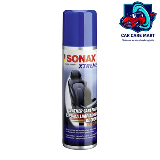 Bọt làm sạch, bảo dưỡng ghế da oto, đồ da, túi xách da 250ml - Sonax xtreme leather foam nanopro