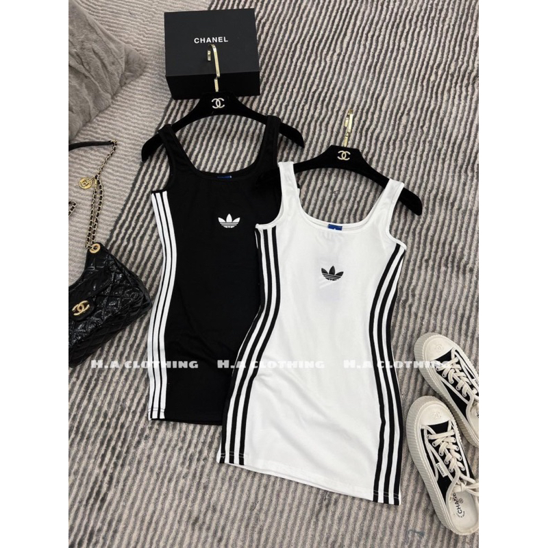 Váy body chất tăm zip chạy rót 2 bên