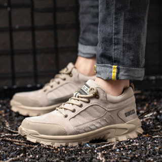 Giày bảo hộ HUTA chống đinh, chống trơn trượt, chống dập ngón da bò, cổ thấp, hàng chính hãng