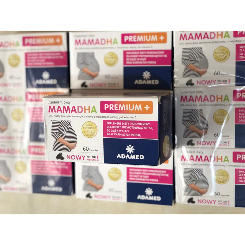 DHA cho mẹ bầu dễ hấp thu hàm lượng cao 400mg MamaDHA Premium+ 60 viên