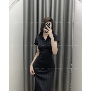 Đầm basic có cổ