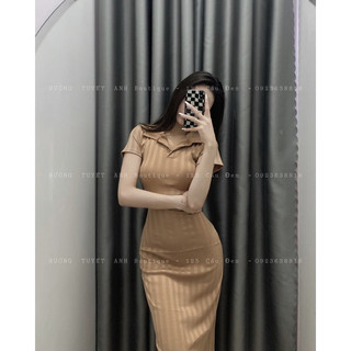 Đầm basic có cổ