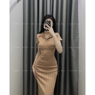 Đầm basic có cổ