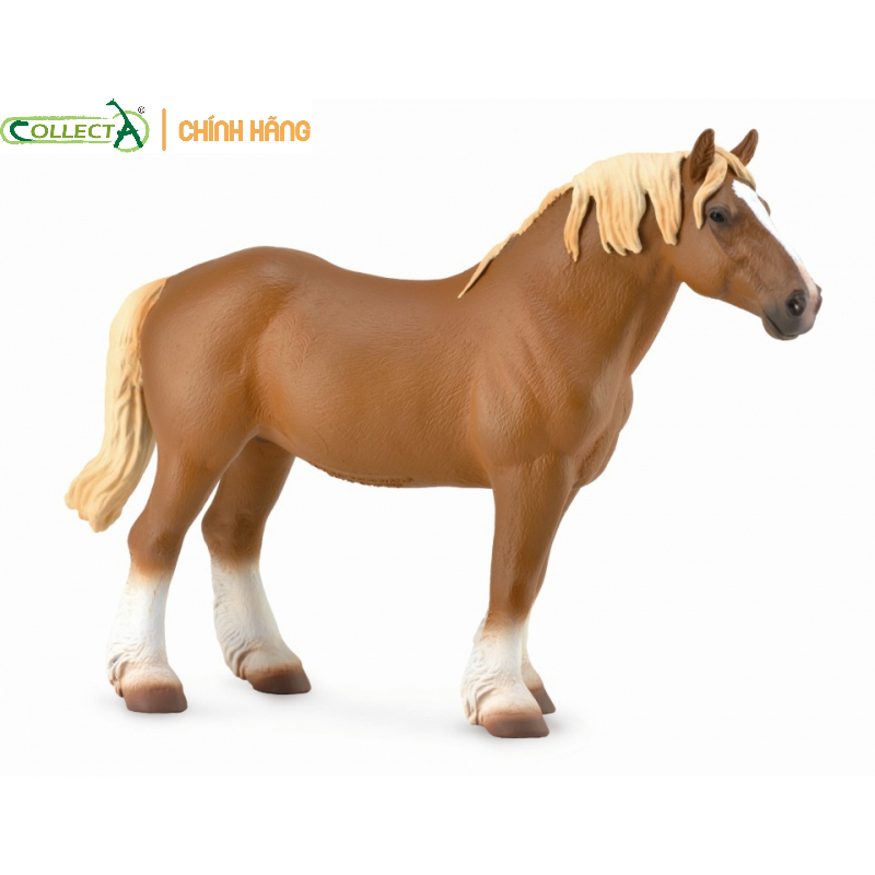 Mô hình động vật: Ngựa Belgian ( Chính hãng)