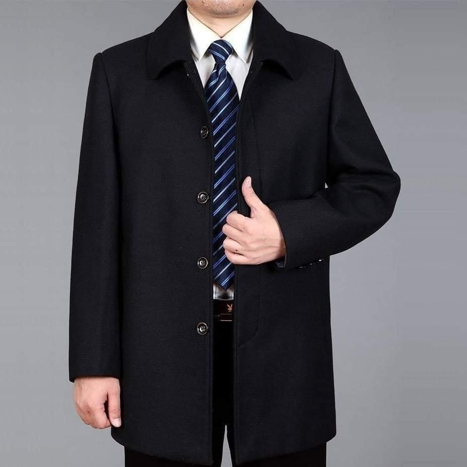 Áo dạ nam trung niên hồng ngọc, áo dạ nam trung niên cao cấp