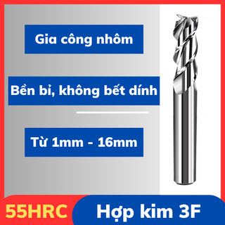 Dao phay ngón nhôm 55HRC 3me