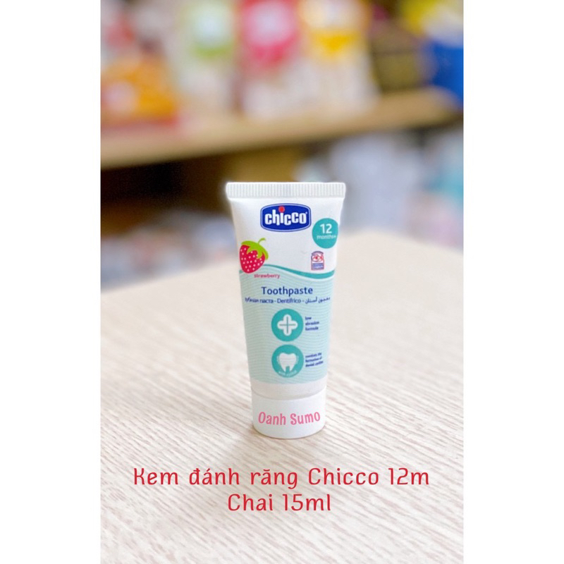 Kem đánh răng Chicco cho bé