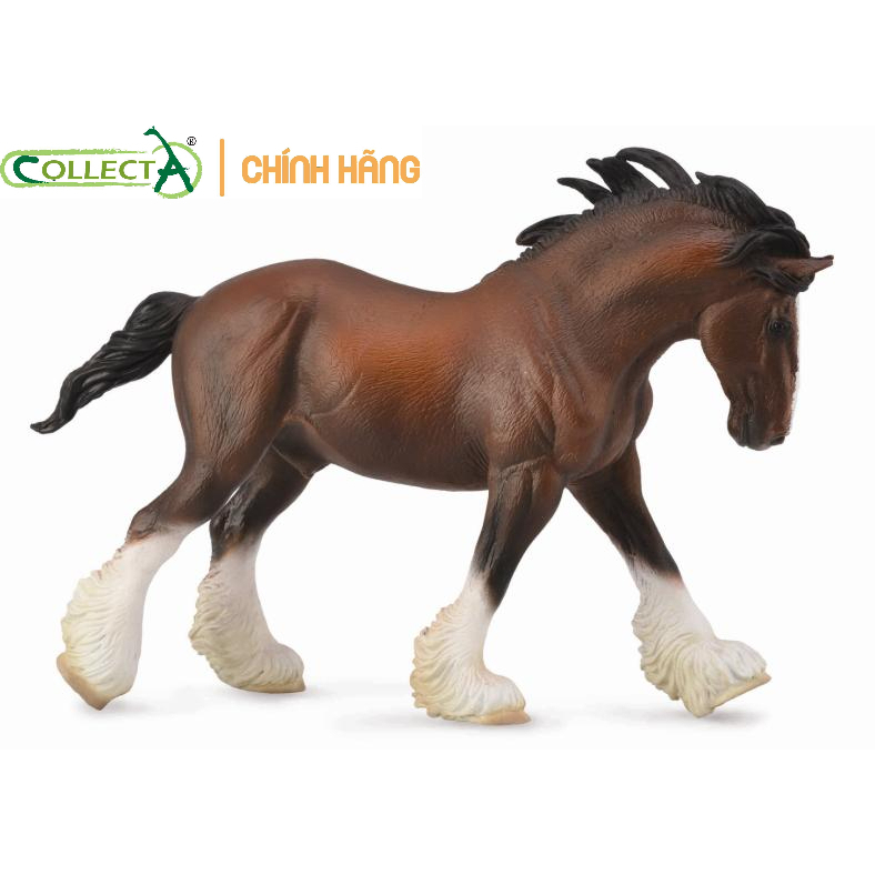Mô hình động vật: Ngựa Clydesdale ( Chính hãng)