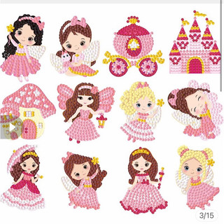 Tranh đính đá sticker nhiều mẫu cho bé-Biglove