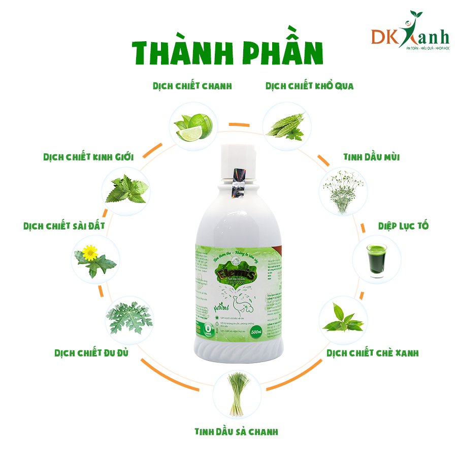 Nước Tắm Thảo Dược Cho Trẻ Sơ Sinh Elemis - Chai 200ml-500ml