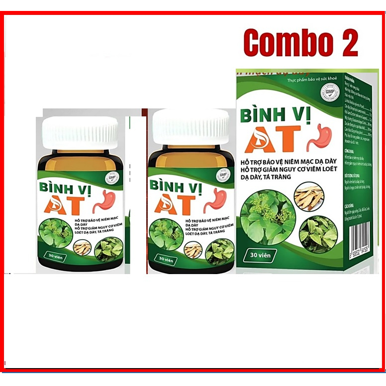 Combo 2 hộp -Viên Uống Giảm Đau Đại Tràng Bình Vị AT Hỗ Trợ Làm Giảm Các Triệu Chứng Viêm Đại Tràng, , Rối Loạn tiêu hóa