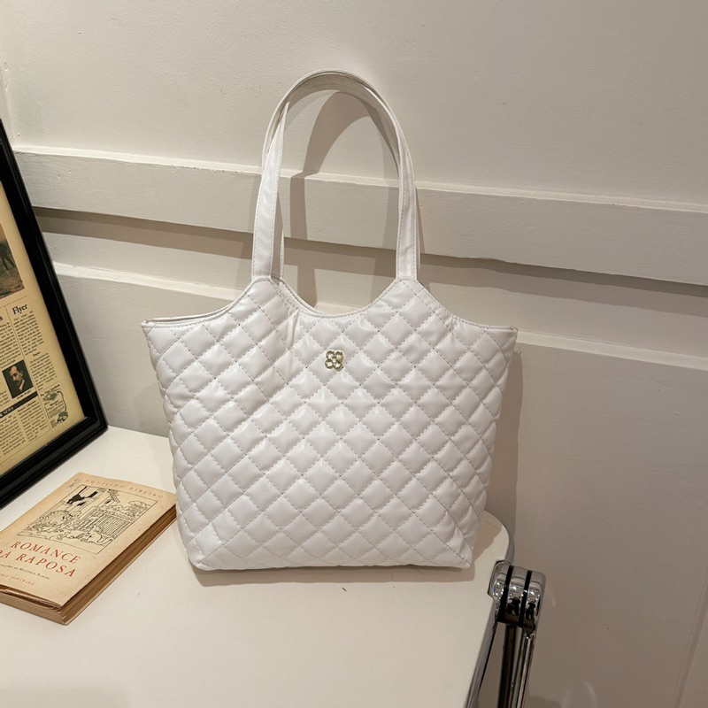 - Túi Tote Da Túi xách nữ Vai / Kẹp Nách Trần Trám Màu Trơn