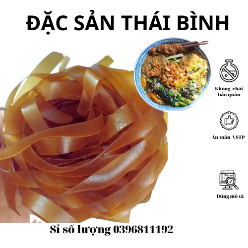Bánh đa cua đỏ Thái Bình - loại mỏng ngon đặc biệt - Đặc sản làng Đợi gói 1 cân