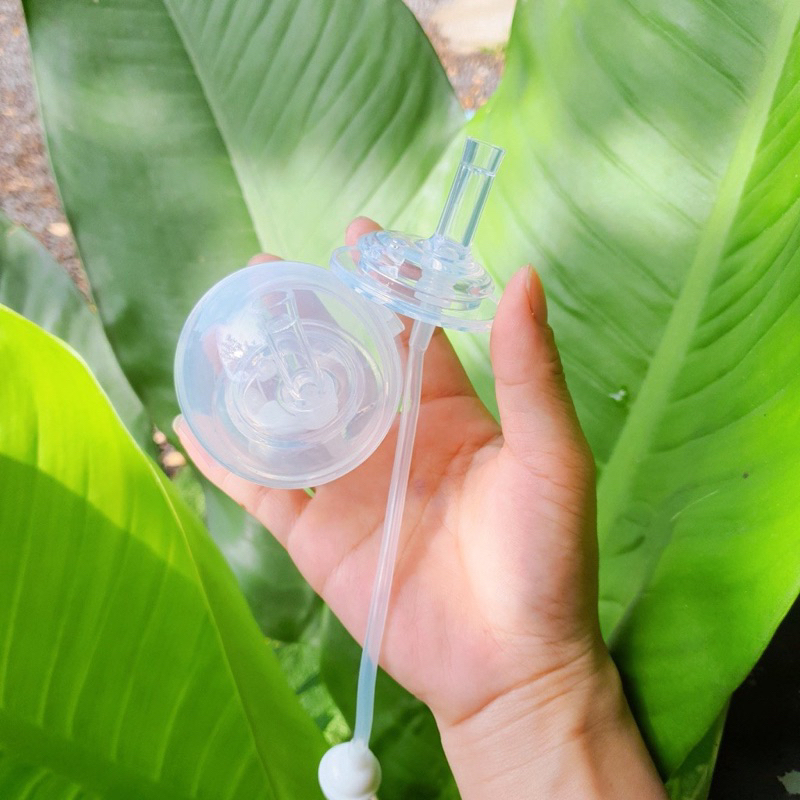 Ống hút cho bình sữa cổ rộng vừa Pegion, lanshion, moyuum, Ou:wish, gros gấu/chery... cao cấp