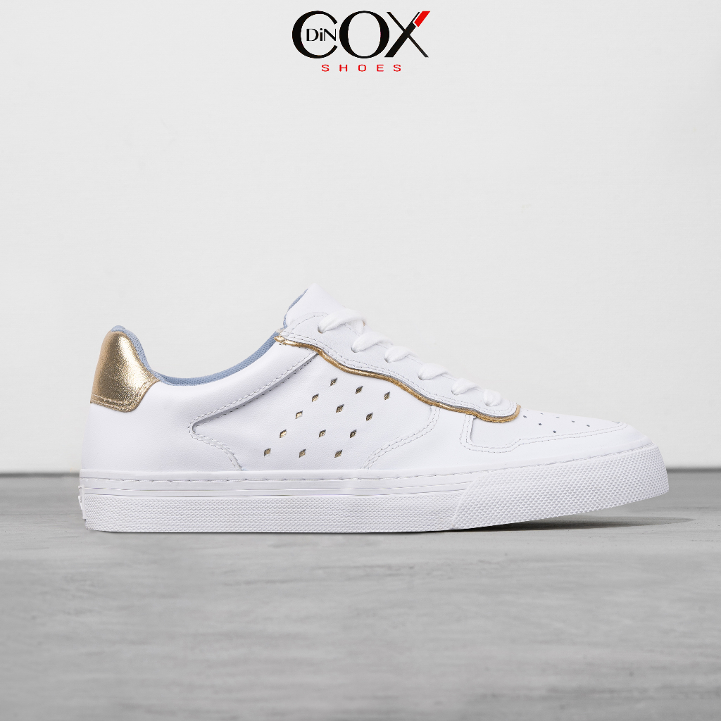 Giày Dincox Sneaker Nữ E03 White Gold