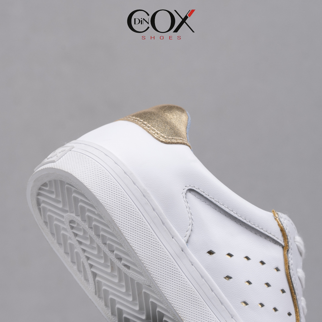 Giày Dincox Sneaker Nữ E03 White Gold