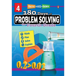 180 Days of Problem Solving (Kỹ năng giải quyết vấn đề) - Từ Grade K đến Grade 6 (khổ A4)