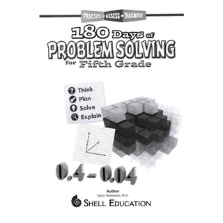 180 Days of Problem Solving (Kỹ năng giải quyết vấn đề) - Từ Grade K đến Grade 6 (khổ A4)