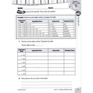 180 Days of Problem Solving (Kỹ năng giải quyết vấn đề) - Từ Grade K đến Grade 6 (khổ A4)