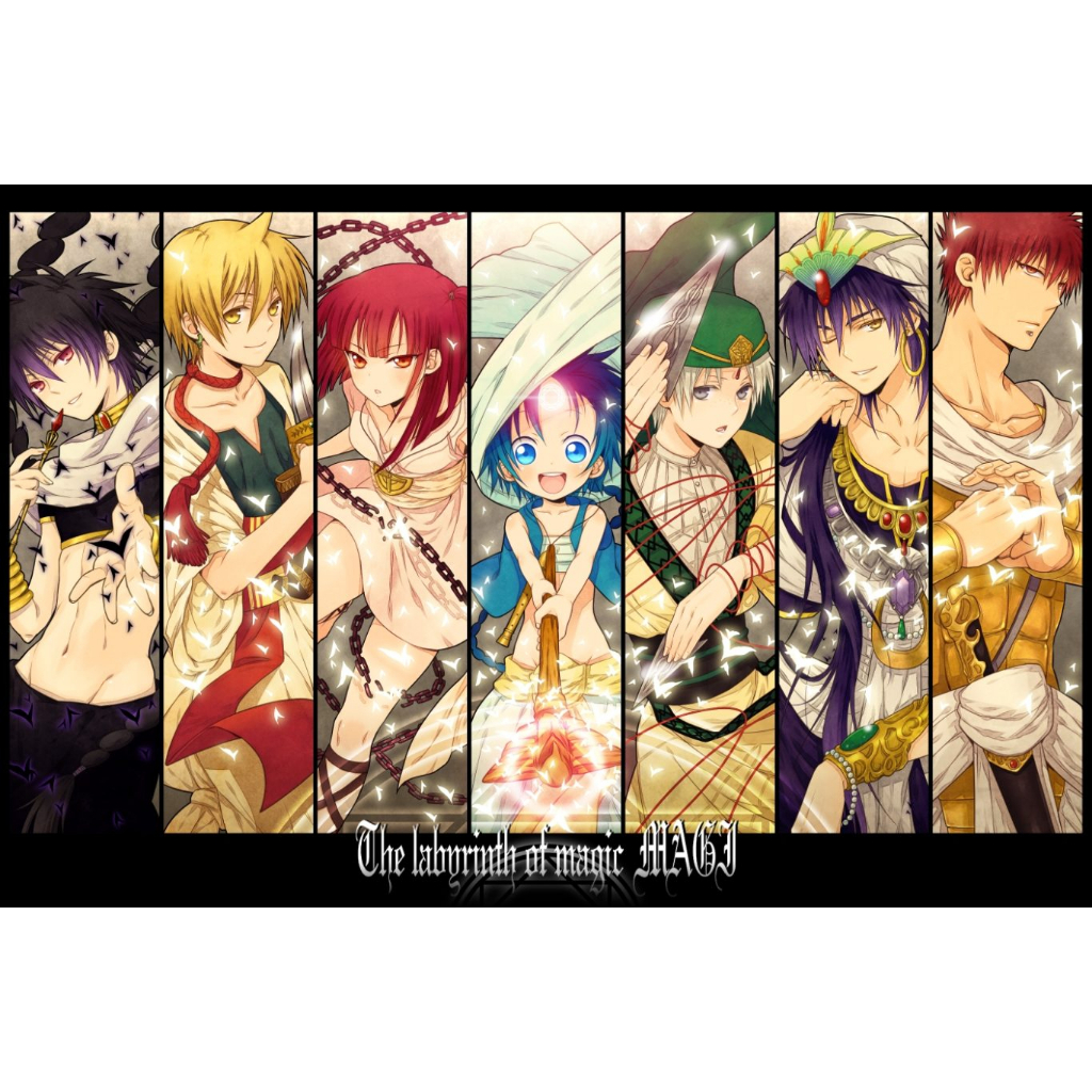 Postcard - Manga Magi Mê Cung Thần Thoại - Những Cuộc Phiêu Lưu Của Sinbad
