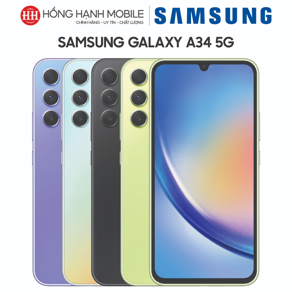 Điện Thoại Samsung A34 5G 8GB/128GB - Hàng Chính Hãng