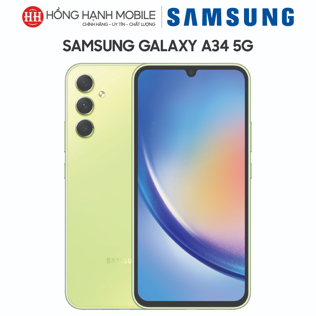 Điện Thoại Samsung A34 5G 8GB/128GB - Hàng Chính Hãng