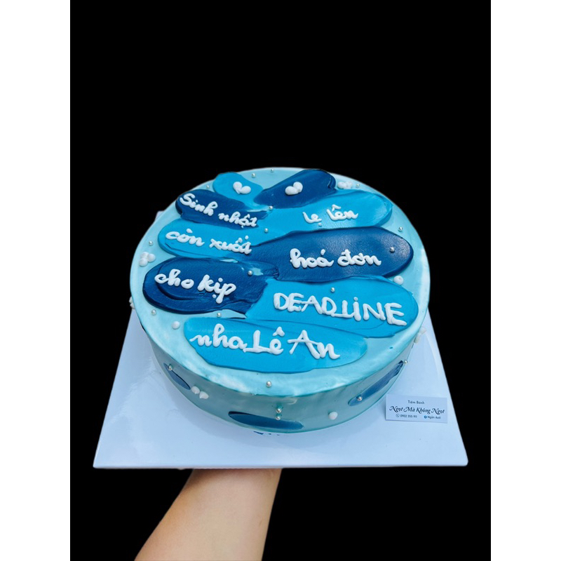 Bánh kem/bánh sinh nhật trang trí đơn giản