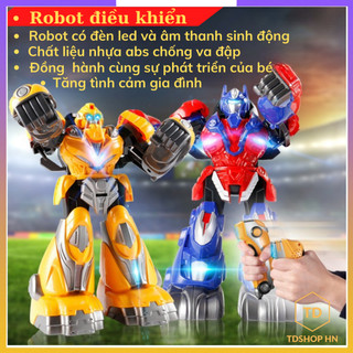 Robot đấm bốc điều khiển từ xa 2.4G cao cấp, Robot điều khiển từ xa chiến đấu có âm thanh và đèn led, rubikshop97