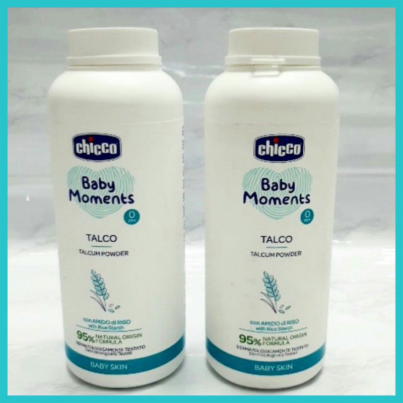 Phấn Rôm Tinh Bột Gạo Chicco cho bé 0M+