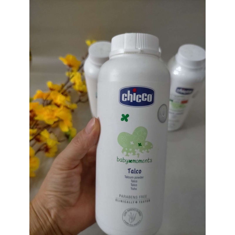 Phấn Rôm Tinh Bột Gạo Chicco cho bé 0M+