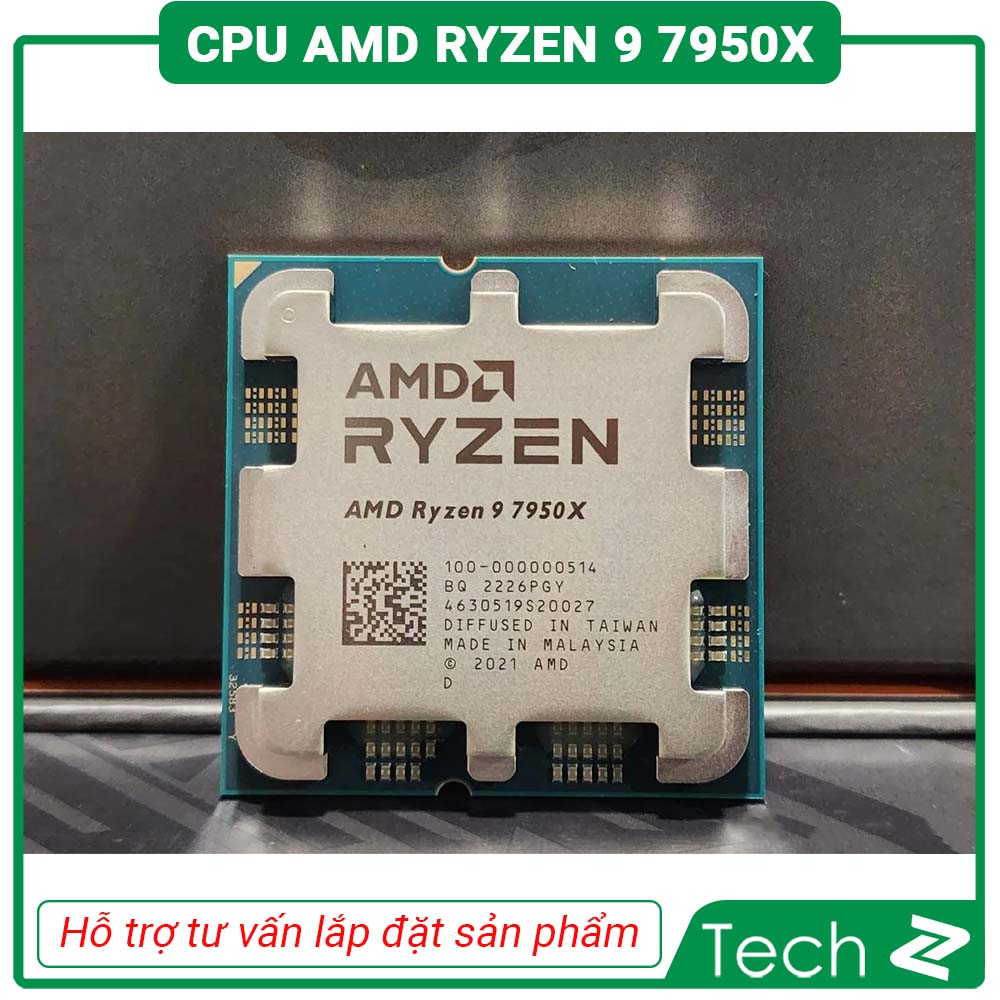 CPU AMD Ryzen 9 7950X Box Chính Hãng Bảo Hành 3 Năm