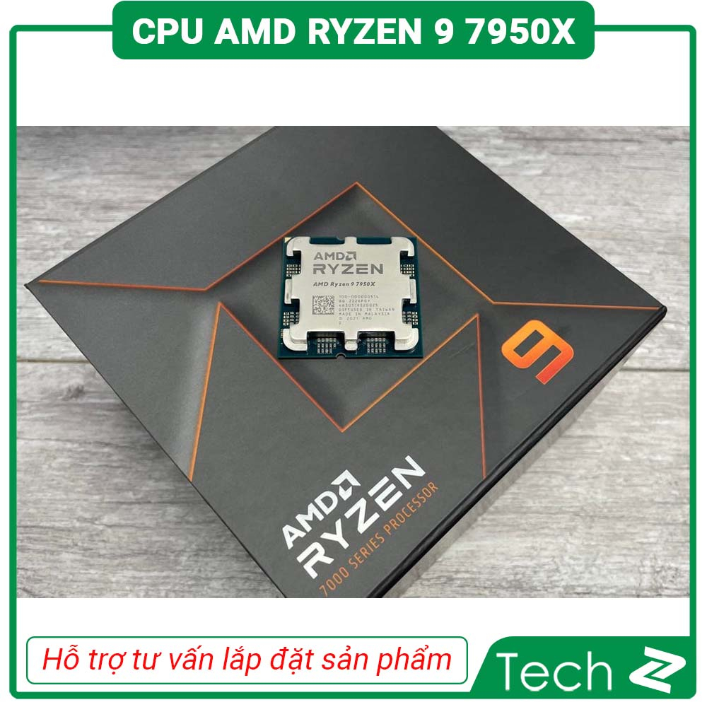 CPU AMD Ryzen 9 7950X Box Chính Hãng Bảo Hành 3 Năm
