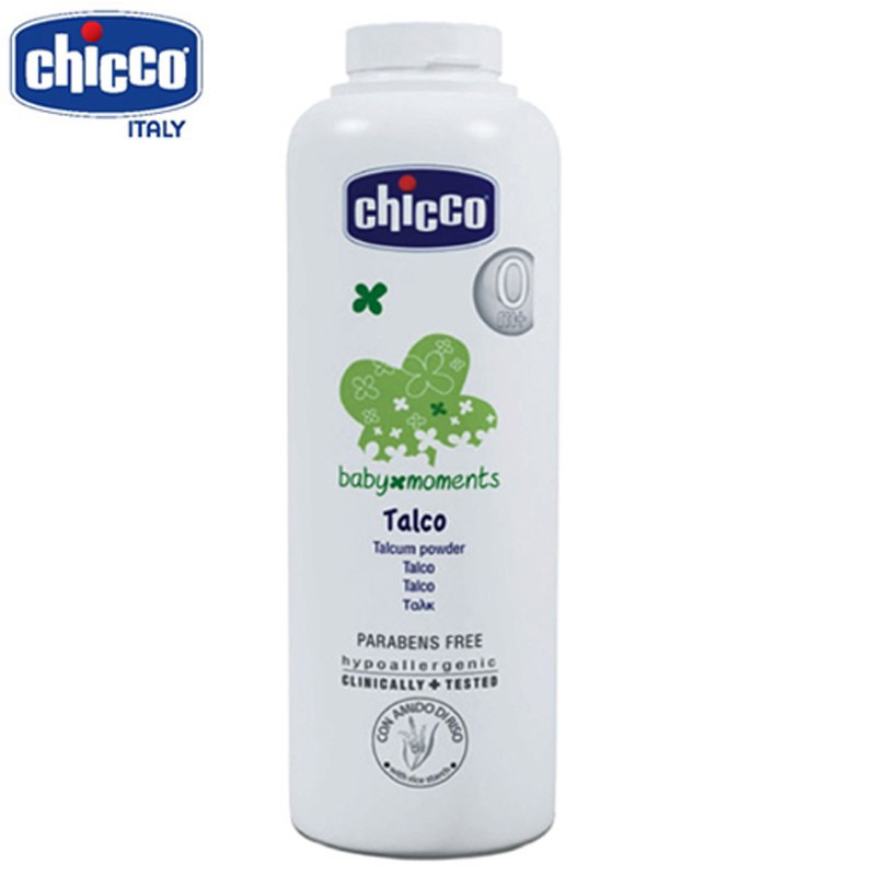 Phấn Rôm Tinh Bột Gạo Chicco cho bé 0M+