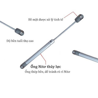 Tay Nâng Thủy Lực, Piston nâng cánh tủ 80N, Ti hơi Eurogold