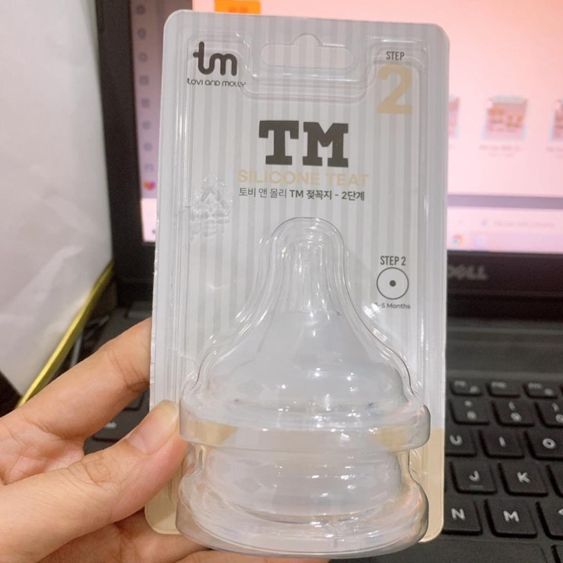 Núm ty bình thỏ Tovi and Molly/ Dot to dot Hàn Quốc