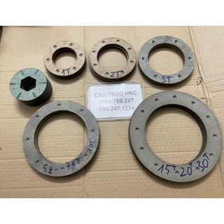 Má Phíp phanh, bố thắng cho pa lăng, cầu trục 1 tấn, 2 tấn, 3 tấn, 5 tấn, 7 tấn, 10 tấn, 15 tấn, 20T, 30T (đĩa phanh)