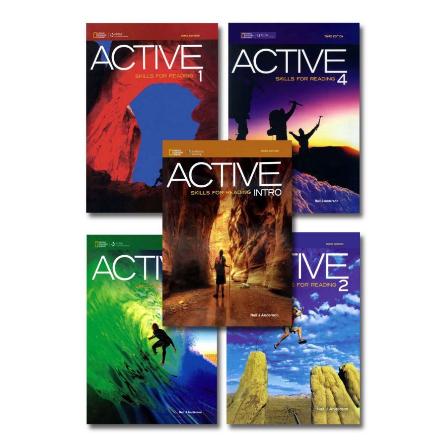 [Tặng Audio] Active Skills For Reading - intro,1,2,3,4 - bản 3rd