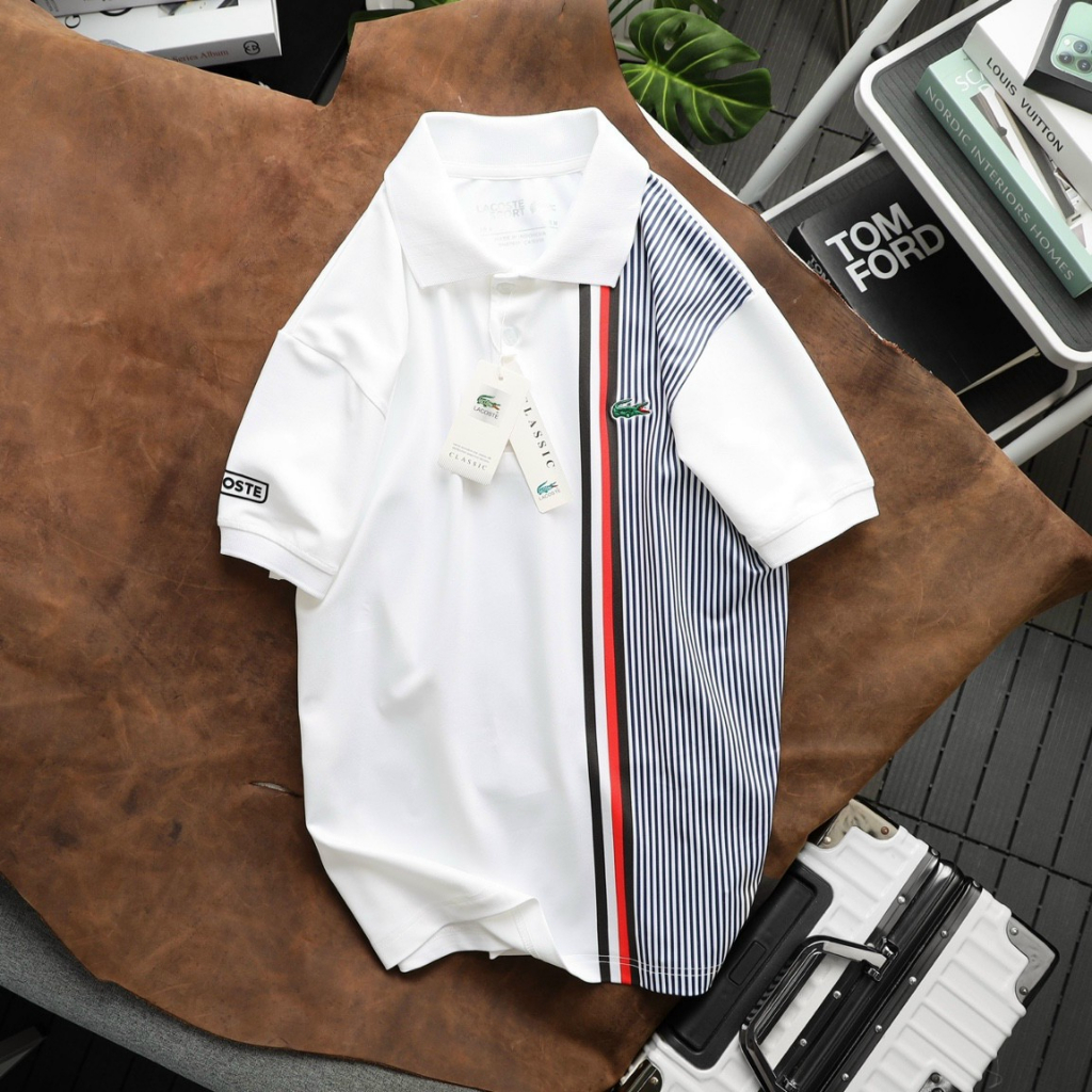 Áo polo có cổ ,áo thun cổ bẻ LACOSTE thời trang cao cấp chất vải cá sấu poly mềm mịn co giãn cao Shop Xuân Thủy