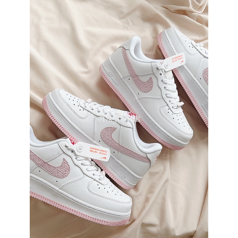 Giày Sneaker Niki AF1 "Love For All" Pink Love