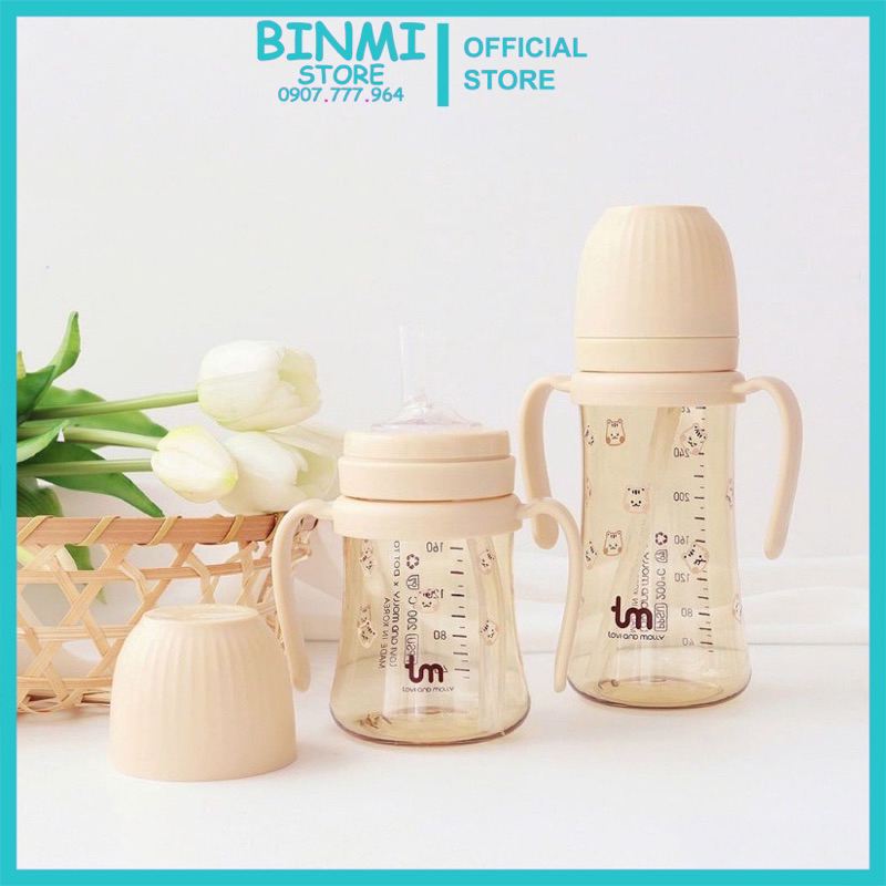 Bình Thỏ/ Sóc Tovi and Molly 180ml/280ml Hàn Quốc chính hãng