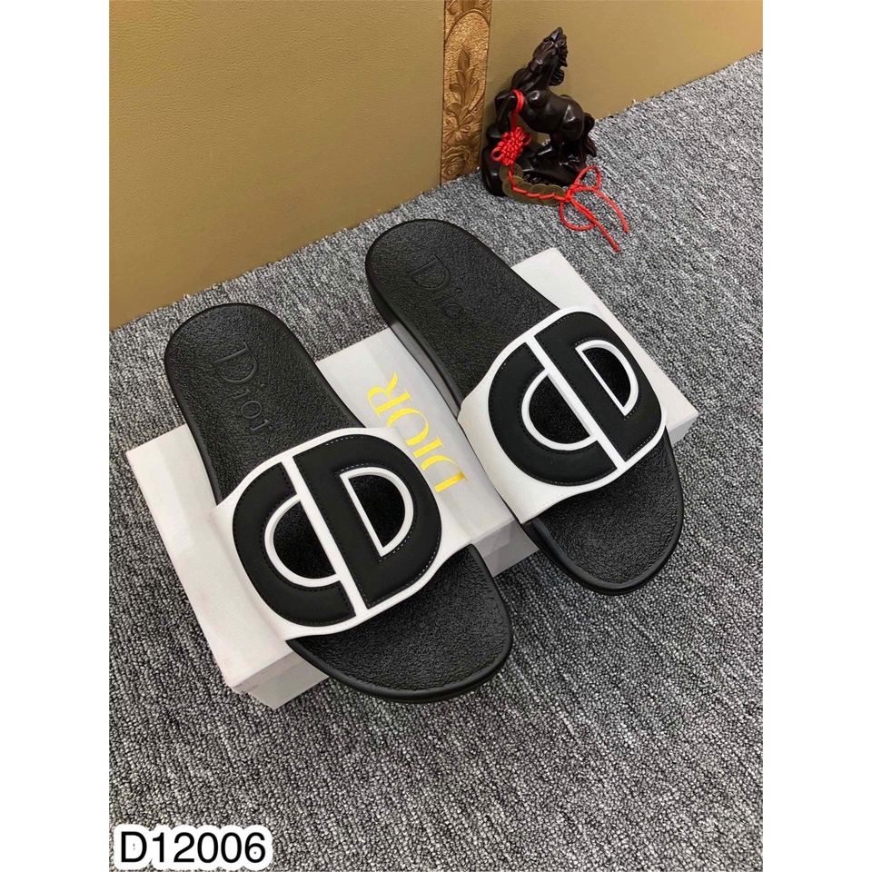 Dép Quai Ngang DI-OR Nam Thêu Chữ Cực Đẹp - Dép Quai Ngang DI-OR Nam Thêu Logo Chữ Cao Cấp